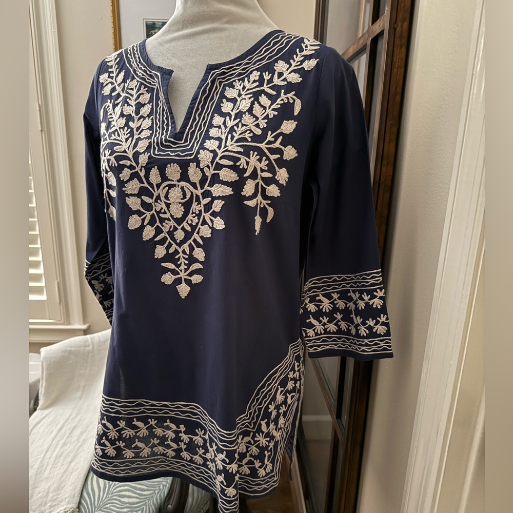 GRETCHEN SCOTT EMBROIDERED TUNIC - Picture 3 of 5